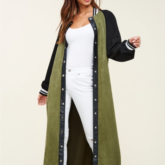 Shannel’s Closet Jackets & Blazers - Maxi Faux Suede Jacket